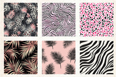 Pink Safari Digital Paper - CraftNest - Digital Crafting and Art