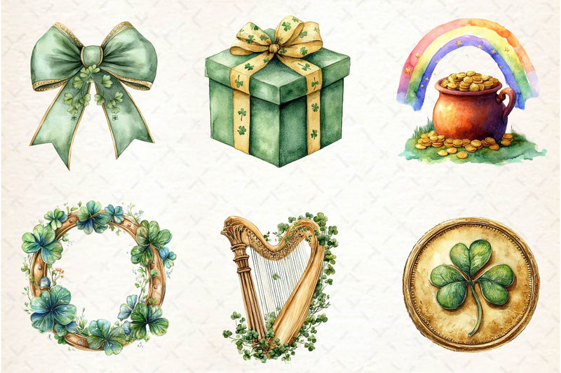 St Patrick's Day Clipart Bundle 5 - CraftNest - Digital Crafting and Art