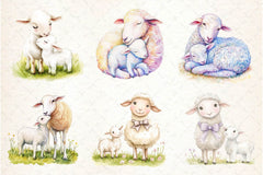 Lamb Ewe Love Clipart Bundle 2 - CraftNest - Digital Crafting and Art