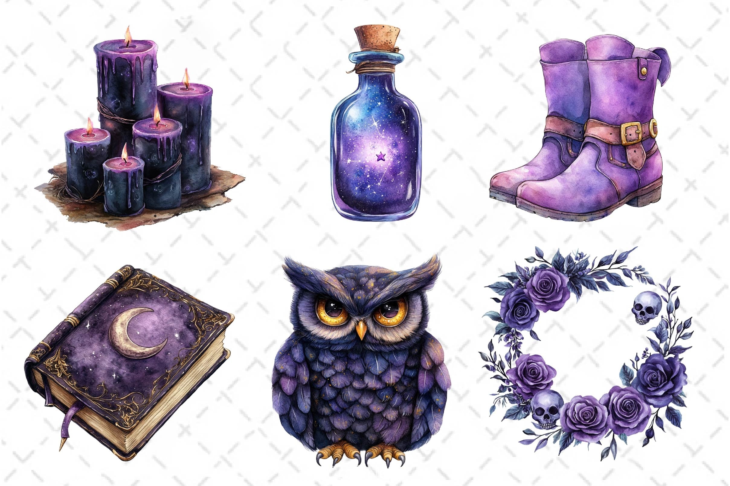 Witchy Vibe Clipart Bundle - CraftNest - Digital Crafting and Art