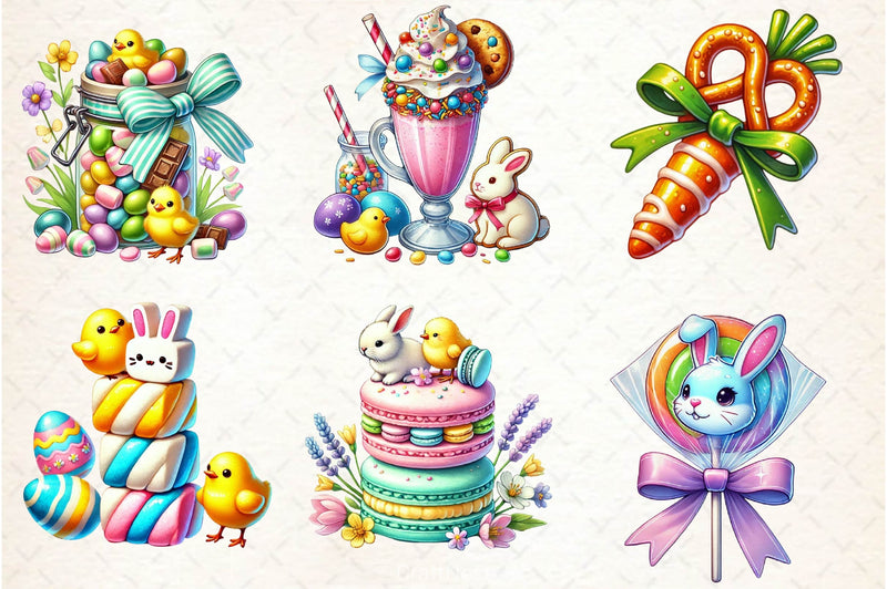 Easter Sweets Clipart Bundle - CraftNest - Digital Crafting and Art