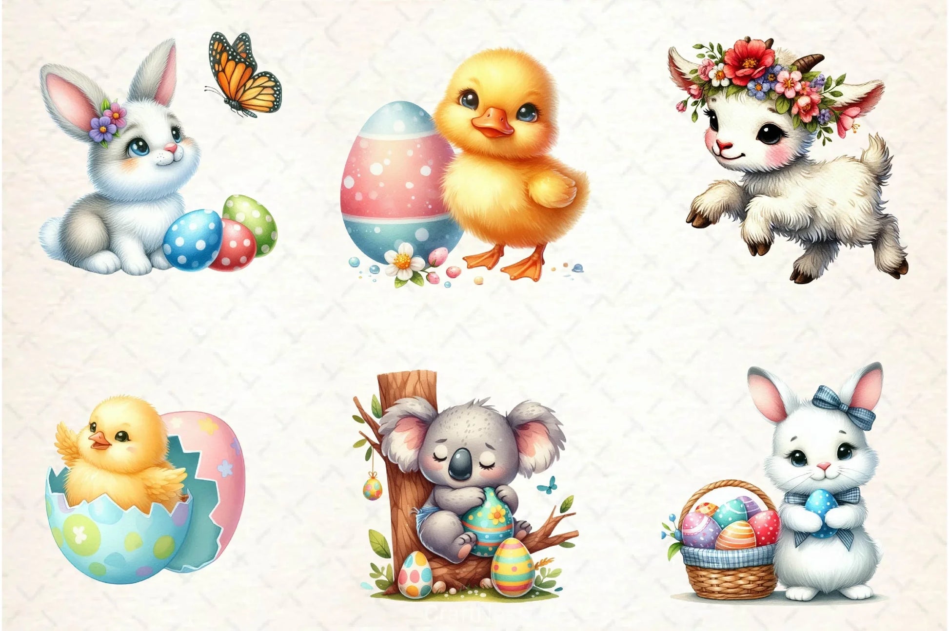 Easter Animals Clipart Bundle 2 - CraftNest - Digital Crafting and Art