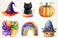 Groovy Halloween Sewing Clipart Bundle - CraftNest - Digital Crafting and Art