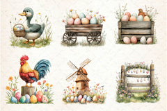 Easter Farm Clipart Bundle 6 - CraftNest - Digital Crafting and Art