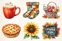 Autumn Fall Clipart Bundle - CraftNest - Digital Crafting and Art