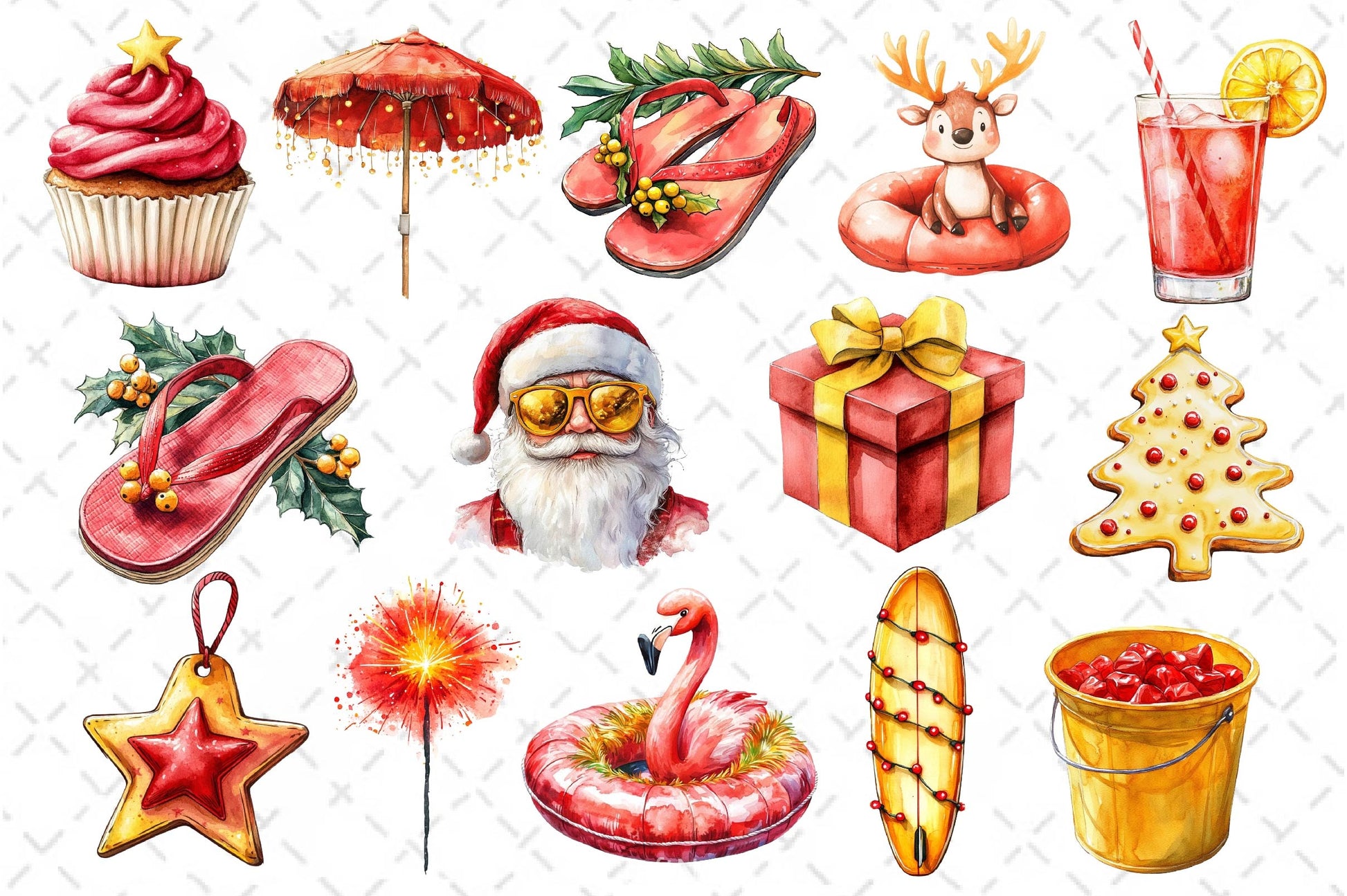 Christmas In July Clipart Bundle - CraftNest - Digital Crafting and Art