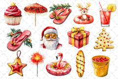 Christmas In July Clipart Bundle - CraftNest - Digital Crafting and Art