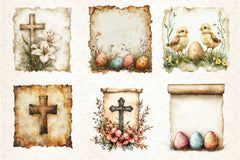 Easter Old Paper Clipart Bundle - CraftNest - Digital Crafting and Art