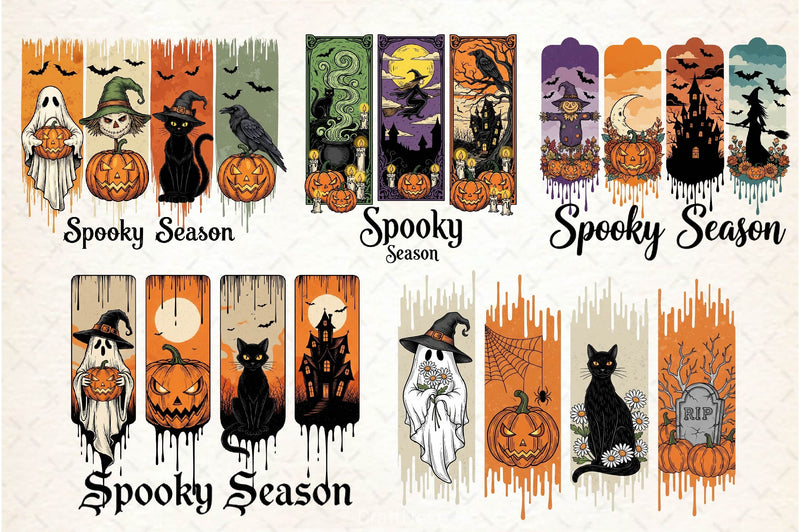 Brushstroke Spooky Season Clipart Bundle - CraftNest - Digital Crafting and Art