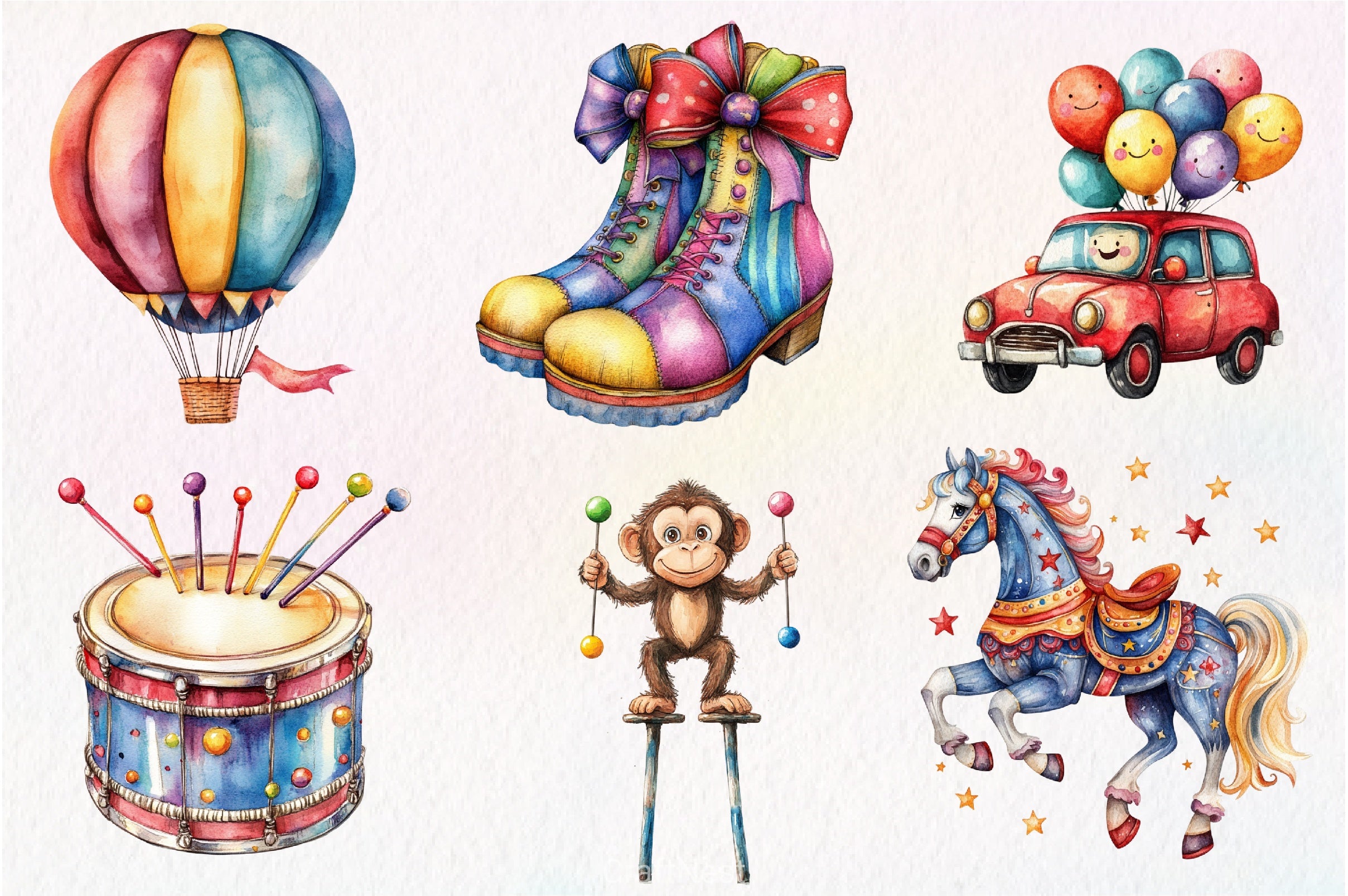 Circus Clipart Bundle - CraftNest - Digital Crafting and Art