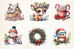 Winter Holiday Clipart Bundle 3 - CraftNest - Digital Crafting and Art