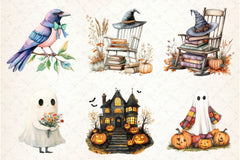 Serene Halloween Day Clipart Bundle - CraftNest - Digital Crafting and Art