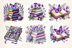 Spring Books Clipart Bundle 2 - CraftNest - Digital Crafting and Art