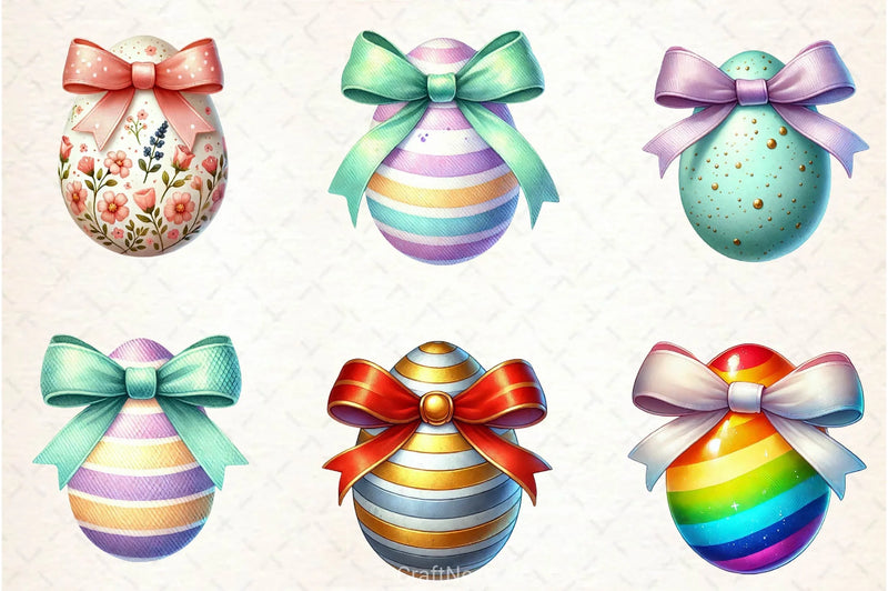 Easter Egg Easter Clipart Bundle 4 - CraftNest - Digital Crafting and Art