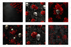 Vampire Romance Digital Paper - CraftNest - Digital Crafting and Art