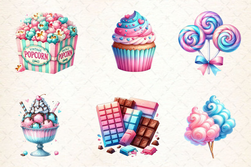 Sweet Food Clipart Bundle - CraftNest - Digital Crafting and Art