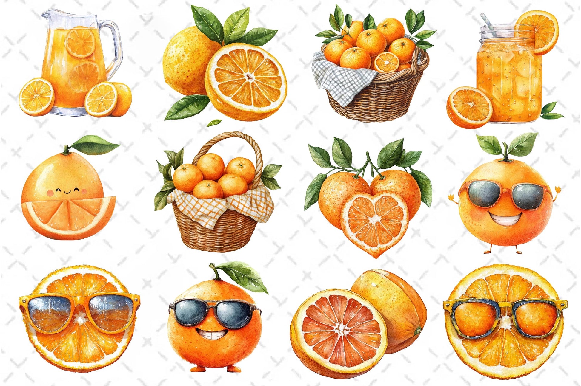 Oranges Clipart Bundle 2 - CraftNest - Digital Crafting and Art