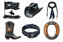 Retro Cowboy Dad Clipart Bundle - CraftNest - Digital Crafting and Art