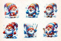 Christmas Icing Gnome Clipart Bundle - CraftNest - Digital Crafting and Art