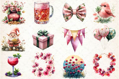 Pink Patricks Day Clipart Bundle - CraftNest - Digital Crafting and Art