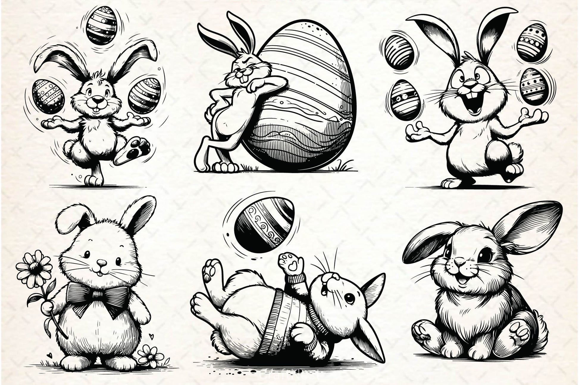 Easter Bunny SVG Bundle - CraftNest - Digital Crafting and Art