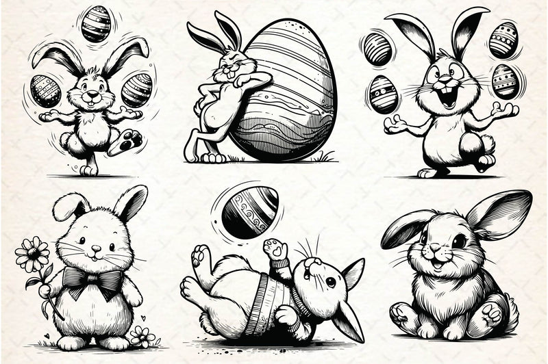 Easter Bunny SVG Bundle - CraftNest - Digital Crafting and Art