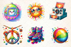 Nostalgic 90s Clipart Bundle 3 - CraftNest - Digital Crafting and Art