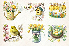 Soft Spring Clipart Bundle 3 - CraftNest - Digital Crafting and Art