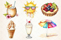 Creamy Summer Clipart Bundle 2 - CraftNest - Digital Crafting and Art