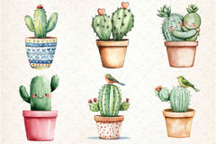 Cactus Doodle Clipart Bundle 2 - CraftNest - Digital Crafting and Art