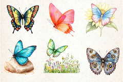 Summer Butterfly Clipart Bundle 3 - CraftNest - Digital Crafting and Art