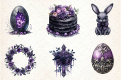 Gothic Easter Clipart Bundle 4 - CraftNest - Digital Crafting and Art