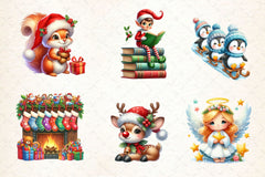 Adorable Christmas Clipart Bundle - CraftNest - Digital Crafting and Art
