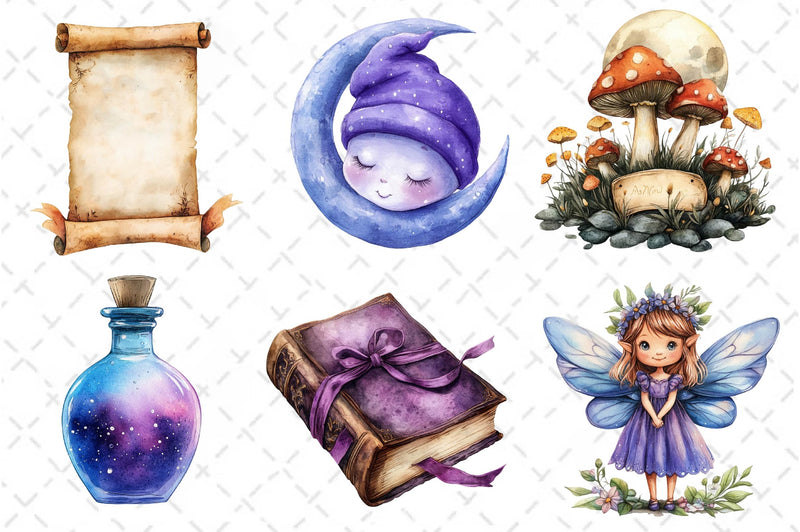 Little Fairy Tale Clipart Bundle - CraftNest - Digital Crafting and Art