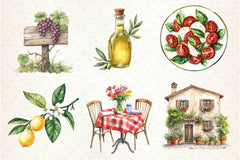 Italian Spring Clipart Bundle 2 - CraftNest - Digital Crafting and Art