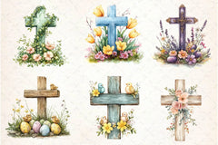Easter Crosses Clipart Bundle - CraftNest - Digital Crafting and Art