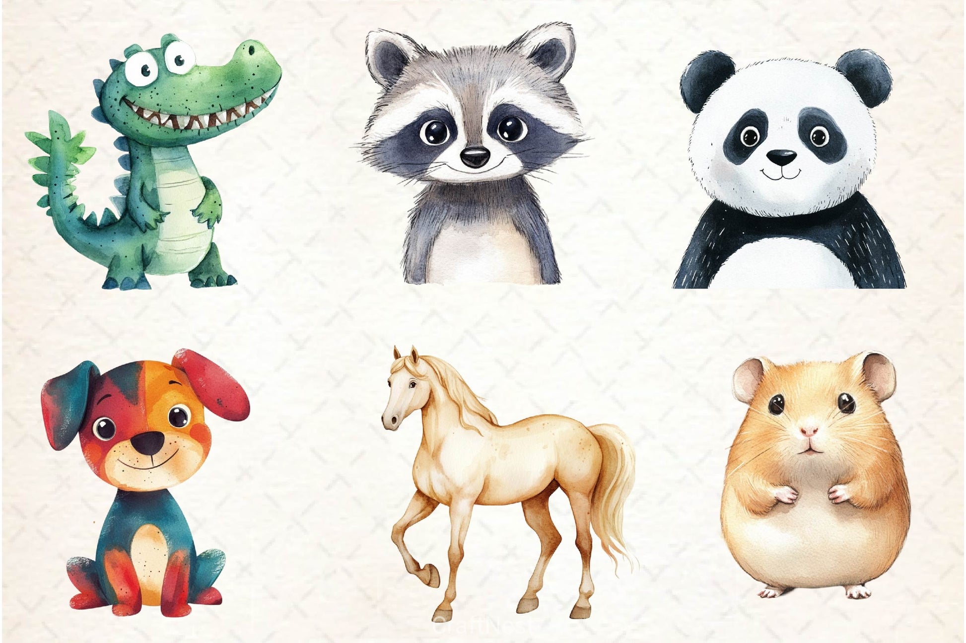Animals Minimalist Cartoon Clipart Bundle 4 - CraftNest - Digital Crafting and Art