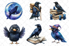 Raven Bird Clipart Bundle - CraftNest - Digital Crafting and Art