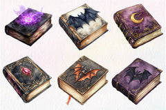 Gothic Fantasy Books Clipart Bundle 3 - CraftNest - Digital Crafting and Art