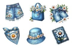 Summer Daisy Clipart Bundle - CraftNest - Digital Crafting and Art