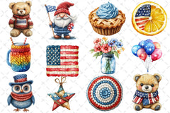 Crochet Independence Day Clipart Bundle - CraftNest - Digital Crafting and Art