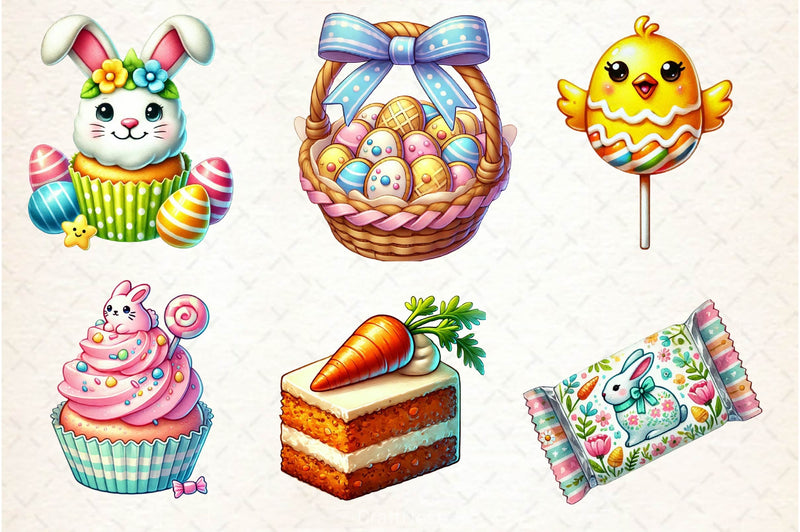 Easter Sweets Clipart Bundle - CraftNest - Digital Crafting and Art
