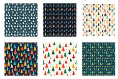 Christmas Tree Seamless Pattern Digital Paper - CraftNest - Digital Crafting and Art