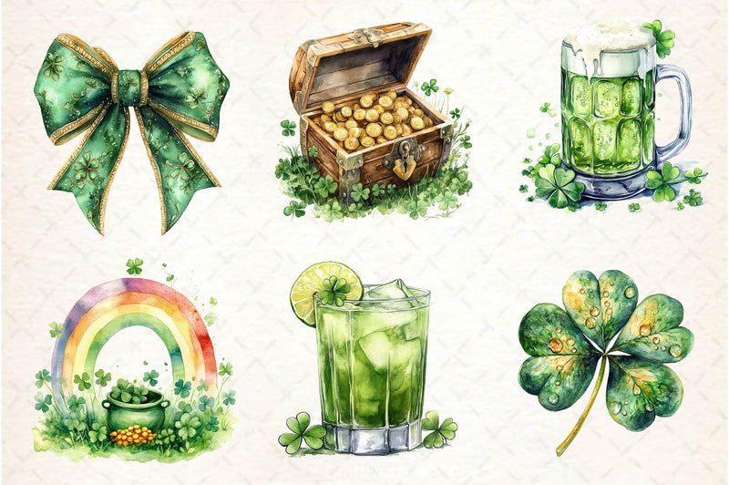 St Patrick's Day Clipart Bundle 5 - CraftNest - Digital Crafting and Art
