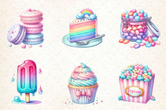 Sweet Food Clipart Bundle - CraftNest - Digital Crafting and Art