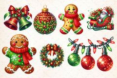 Glitter Christmas Clipart Bundle - CraftNest - Digital Crafting and Art