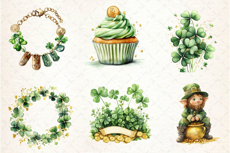 St Patrick's Day Clipart Bundle 5 - CraftNest - Digital Crafting and Art