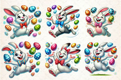 Funny Easter Bunny Clipart Bundle 4 - CraftNest - Digital Crafting and Art