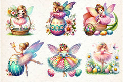 Easter Ballerina Fairy Clipart Bundle 1 - CraftNest - Digital Crafting and Art