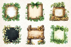 St Patricks Day Signs Clipart Bundle - CraftNest - Digital Crafting and Art